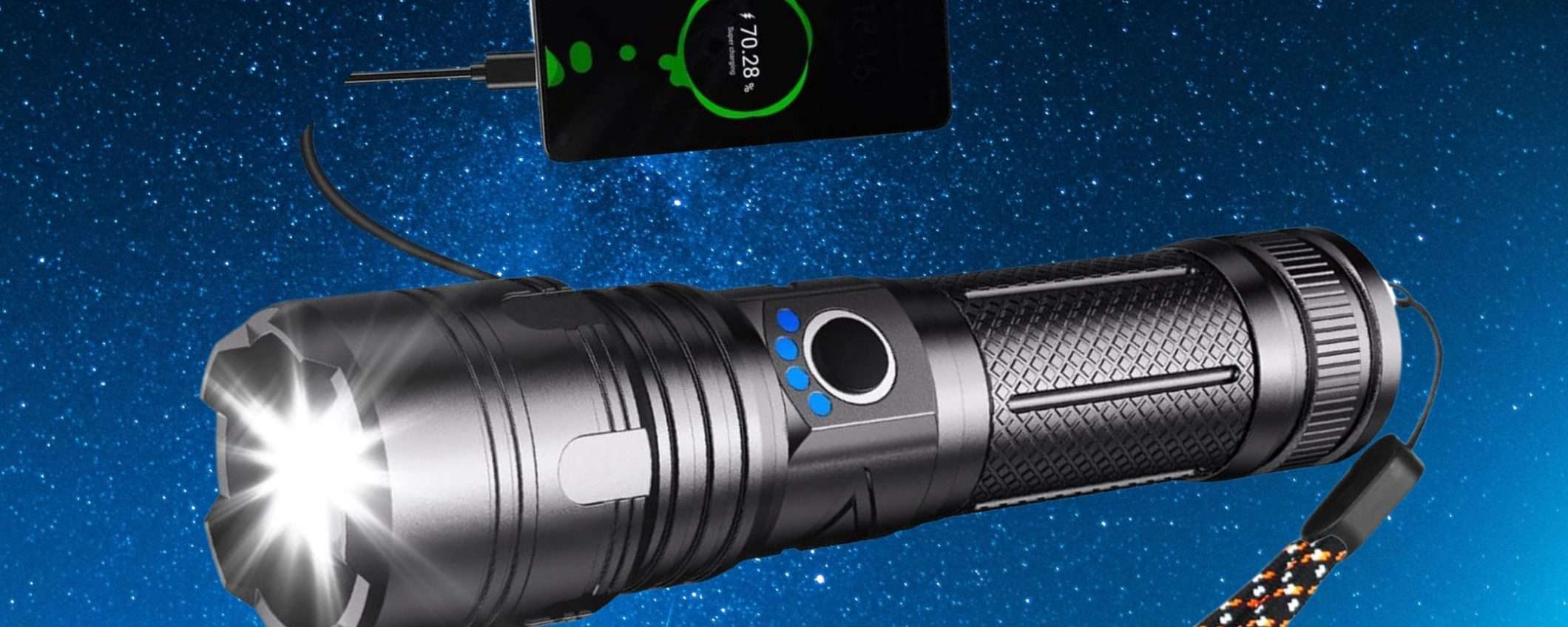 Torcia 8000 lumen SBALORDITIVA a prezzo ridicolo su Amazon (14€) Torcia 8000 lumen SBALORDITIVA a prezzo ridicolo su Amazon (14€)