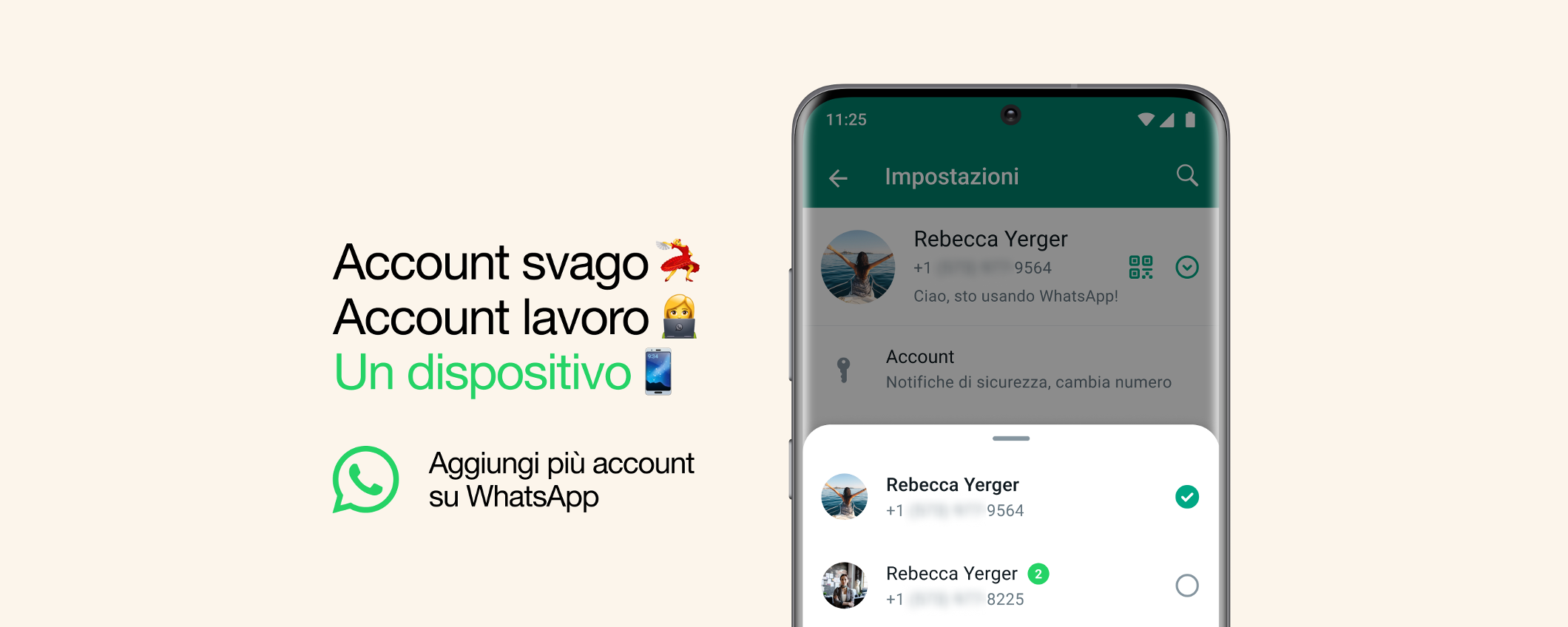 WhatsApp: ora potete usare 2 ACCOUNT contemporaneamente WhatsApp: ora potete usare 2 ACCOUNT contemporaneamente