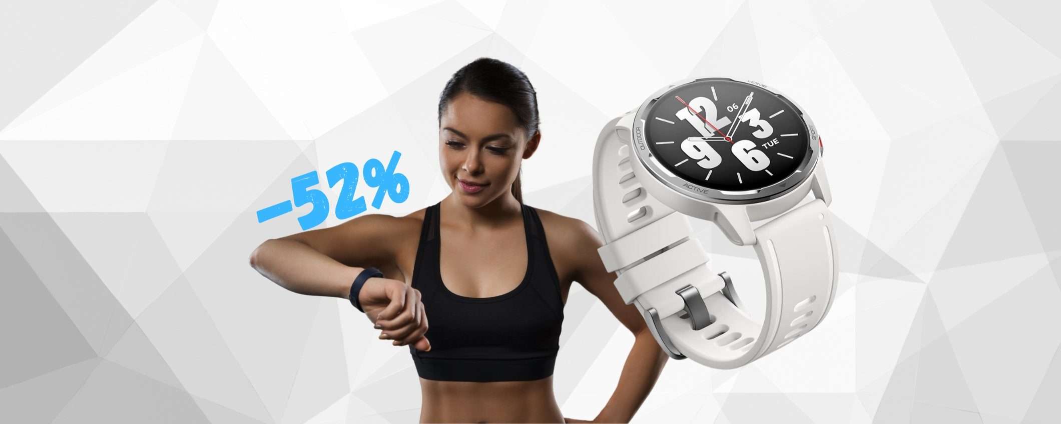 Xiaomi Watch S1 Active a PREZZO più che DIMEZZATO (-52%) Xiaomi Watch S1 Active a PREZZO più che DIMEZZATO (-52%)