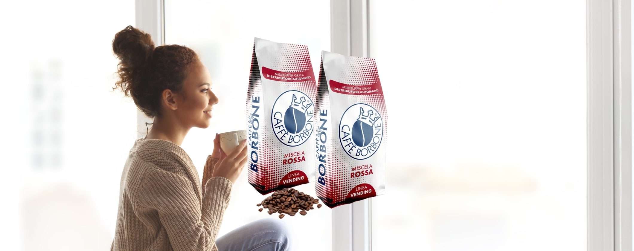 6 Buste Caffè Borbone in grani a soli 6€ al KG 6 Buste Caffè Borbone in grani a soli 6€ al KG