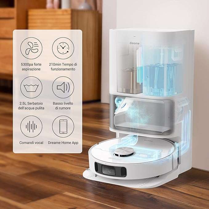 Robot lava e aspira Dreame L10s Ultra: offerta PAZZESCA (-22%)