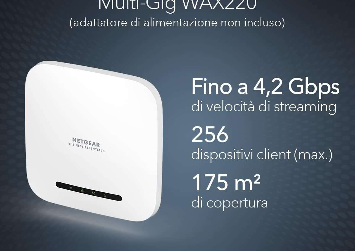 Access Point Netgear, offerta imperdibile: lo paghi 99€ invece di 239,99€ Access Point Netgear, offerta imperdibile: lo paghi 99€ invece di 239,99€