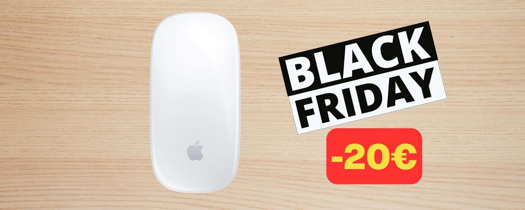 Black Friday: fatti un regalo, Apple Magic Mouse è in sconto di 20 euro Black Friday: fatti un regalo, Apple Magic Mouse è in sconto di 20 euro