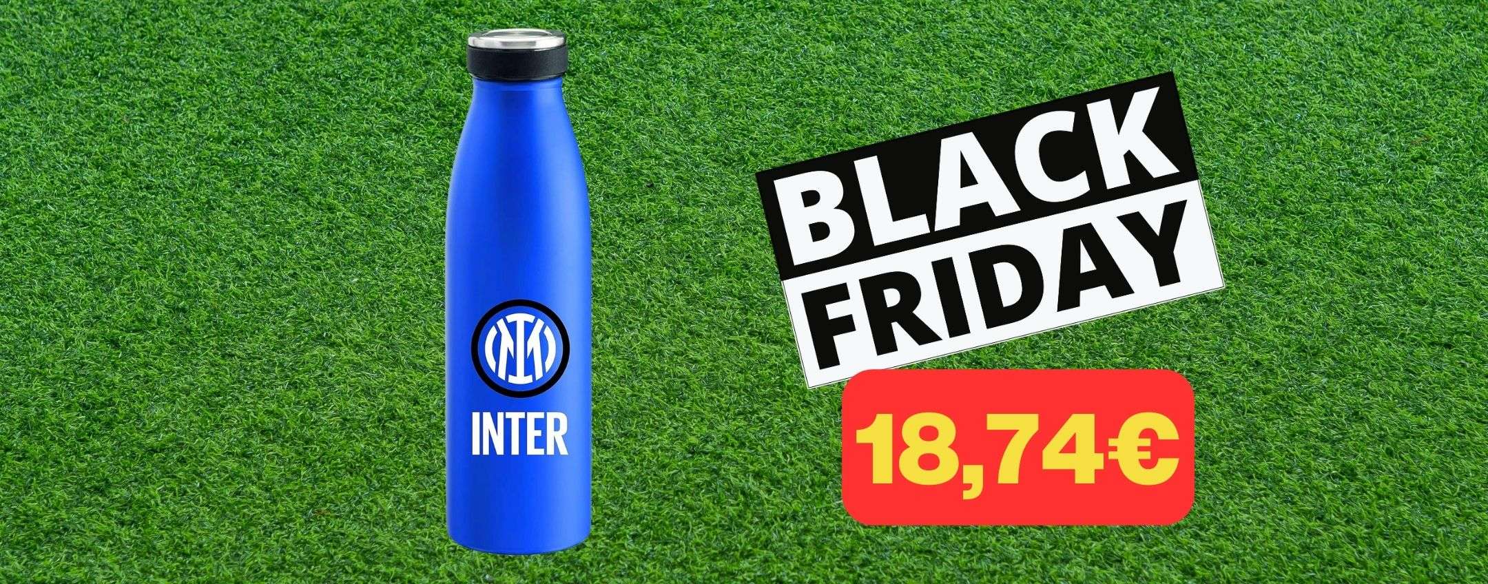 Borraccia termica per il vero tifoso dell'Inter in sconto Black Friday  (-24%)