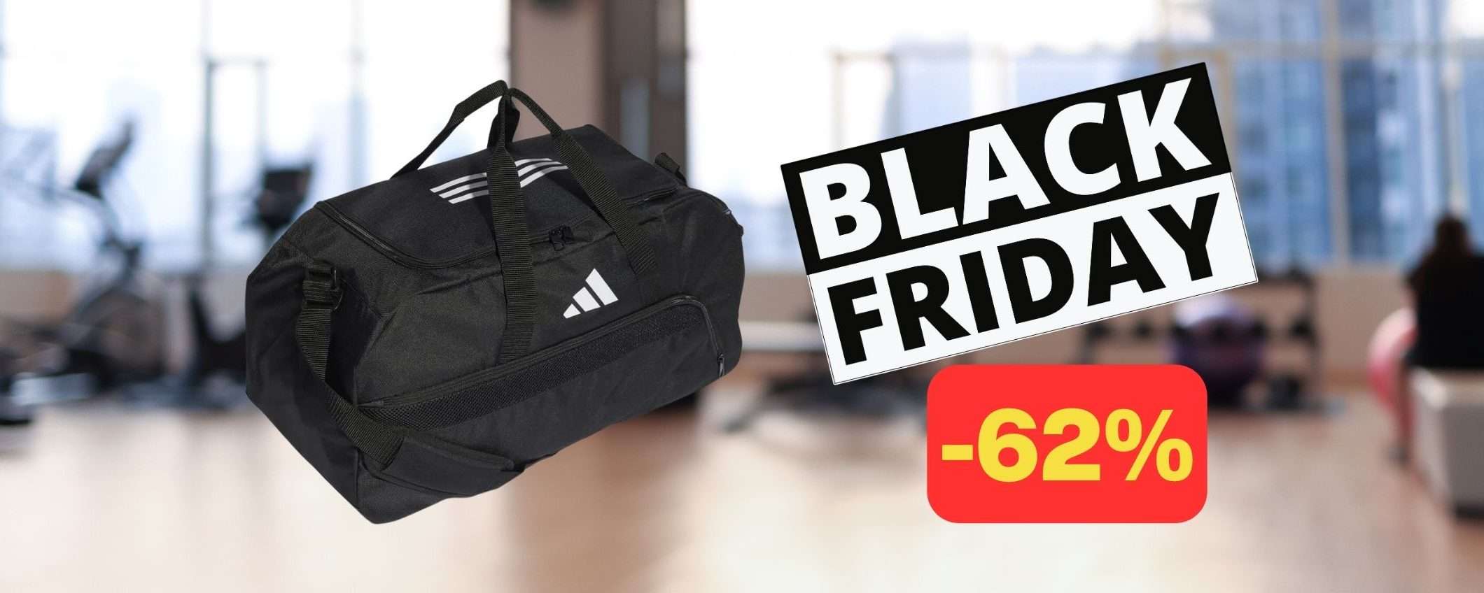 Borsa palestra Adidas in MEGA SCONTO per il Black Friday (-62%)