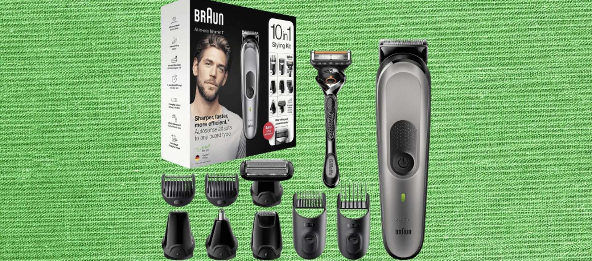 Kit regolabarba (10 in 1) della Braun in offerta su Amazon: risparmi il 25% Kit regolabarba (10 in 1) della Braun in offerta su Amazon: risparmi il 25%