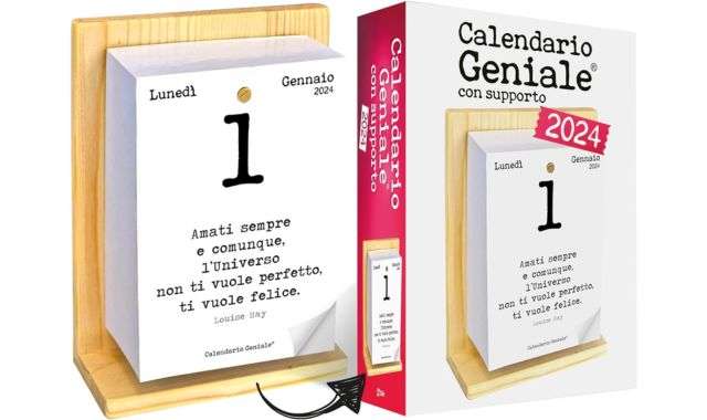 Calendario Geniale 2024 con frasi filosofiche in offerta Black Friday  (17,49€)