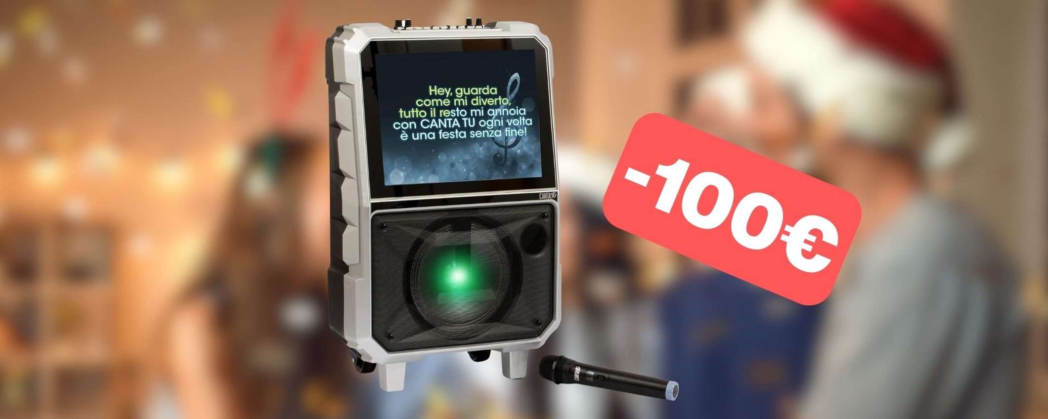 Canta Tu: il regalo di Natale PERFETTO è in offerta su Amazon (-100€) Canta Tu: il regalo di Natale PERFETTO è in offerta su Amazon (-100€)