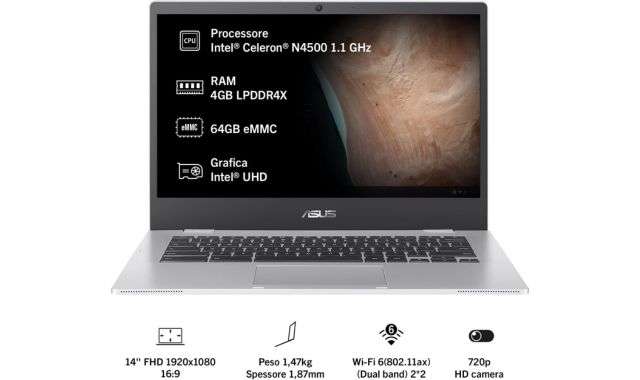 Caratteristiche ASUS Chromebook CX1