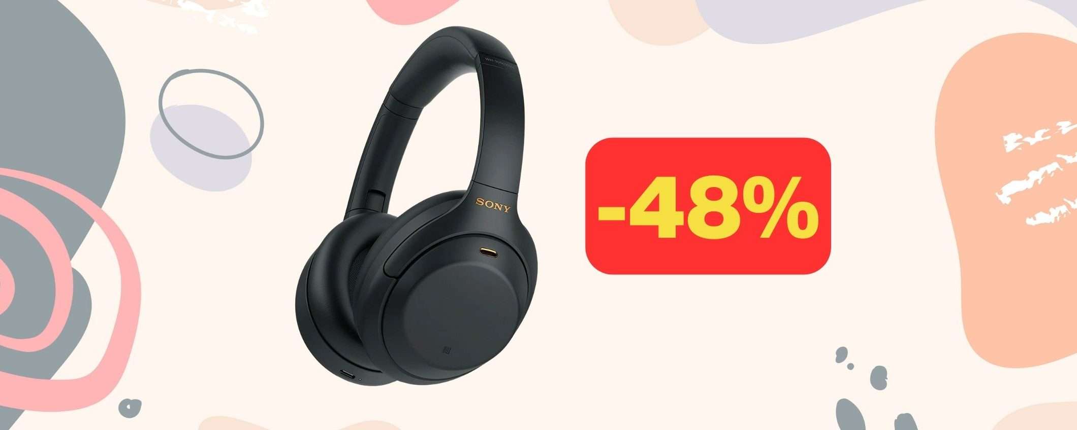 Cuffie Sony WH-1000XM4 in SUPER SCONTO su Amazon (-48%) Cuffie Sony WH-1000XM4 in SUPER SCONTO su Amazon (-48%)