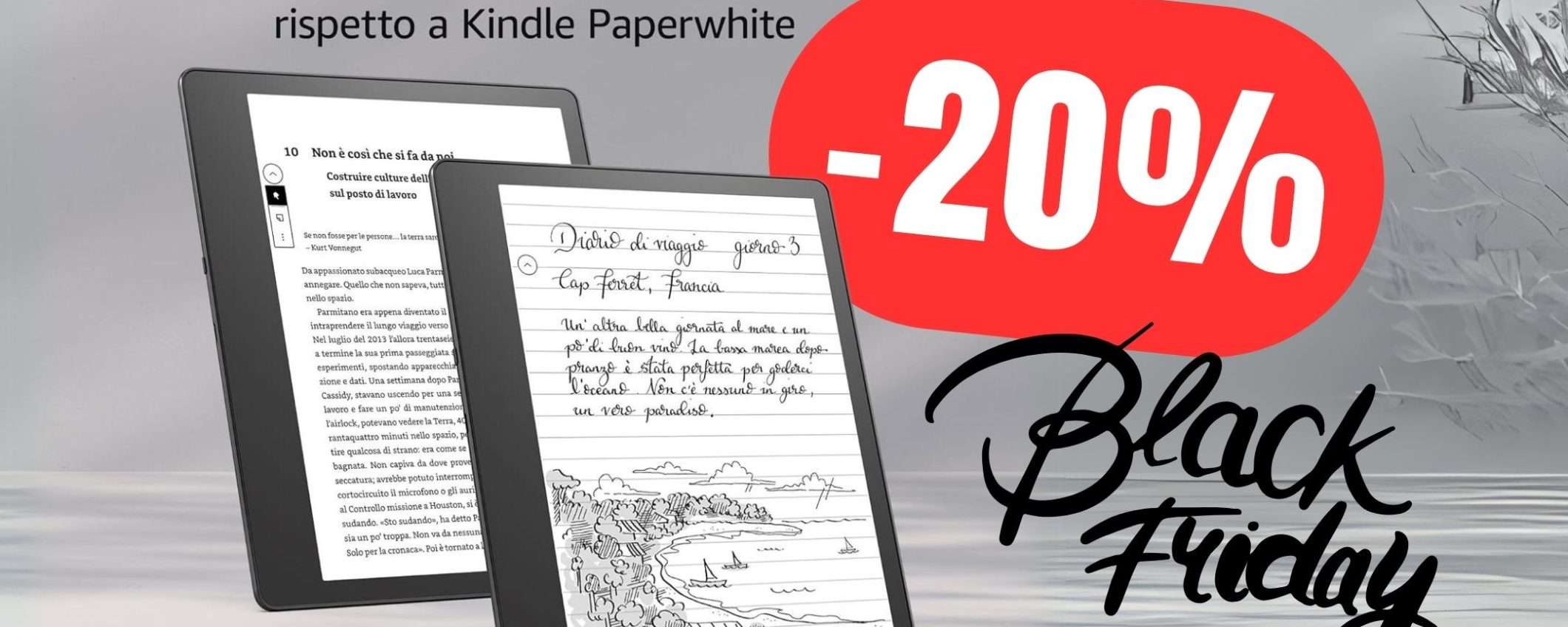 Kindle Scribe: il Taccuino Digitale CROLLA del -20% per il Black Friday Kindle Scribe: il Taccuino Digitale CROLLA del -20% per il Black Friday
