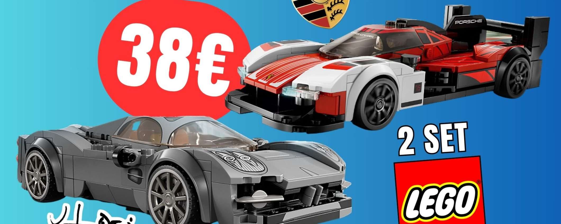 La combo LEGO con Pagani Utopia e Porsche 963 è SCONTATO su Amazon! La combo LEGO con Pagani Utopia e Porsche 963 è SCONTATO su Amazon!