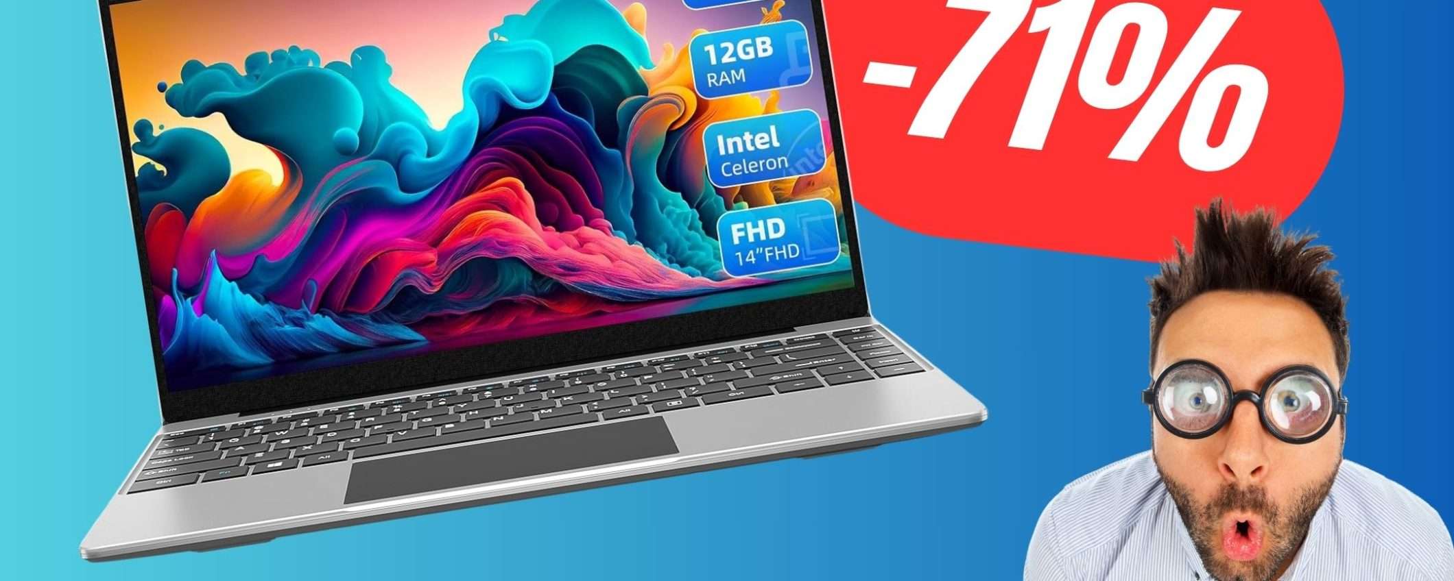 SCONTO PAZZESCO per questo Portatile con SSD e 12GB di RAM! (-71%!) SCONTO PAZZESCO per questo Portatile con SSD e 12GB di RAM! (-71%!)