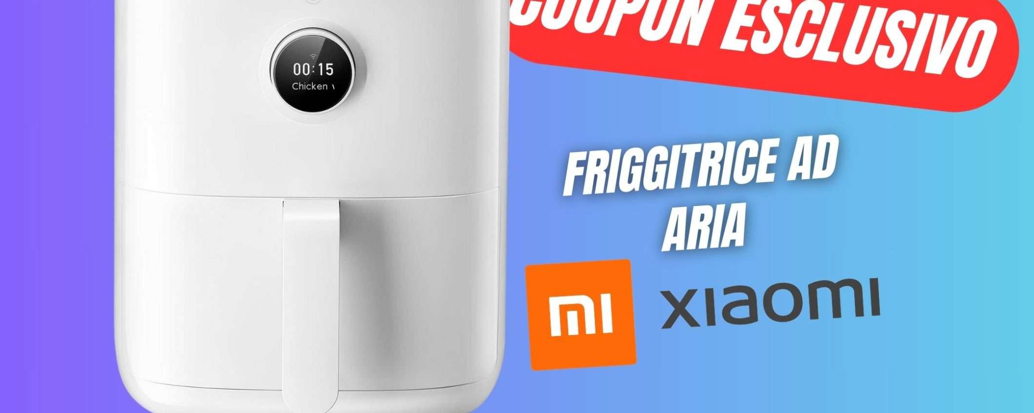 La bellissima Friggitrice ad Aria Xiaomi CROLLA a 63€ grazie al COUPON eBay! La bellissima Friggitrice ad Aria Xiaomi CROLLA a 63€ grazie al COUPON eBay!
