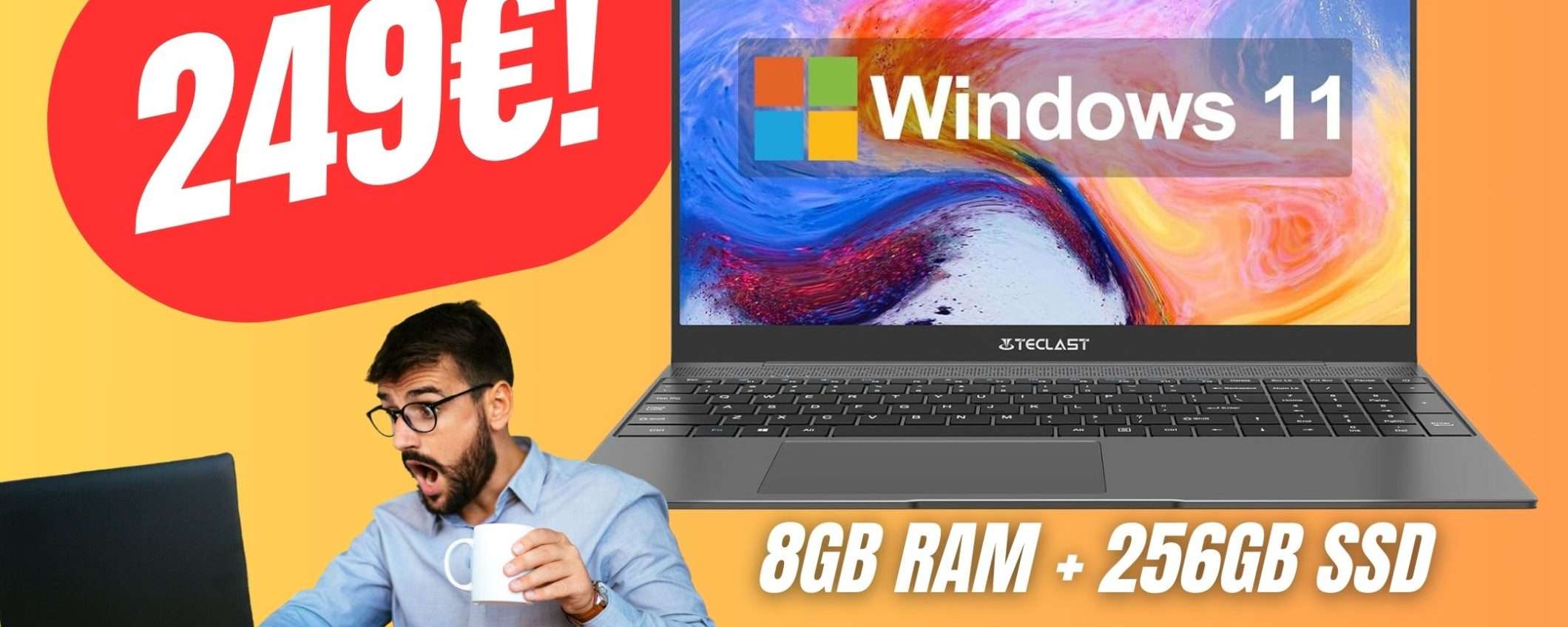 Questo Laptop COSTA POCHISSIMO grazie al COUPON da 100€! Questo Laptop COSTA POCHISSIMO grazie al COUPON da 100€!
