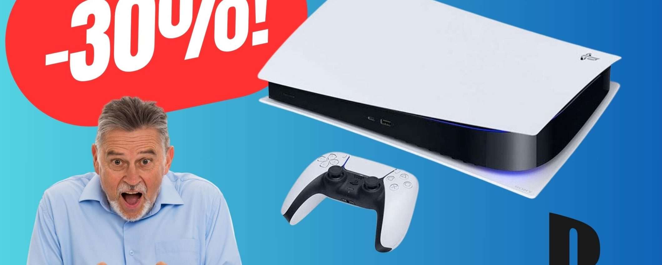 Fai tua PlayStation 5 a soli 439€ grazie all'OFFERTA Amazon! Fai tua PlayStation 5 a soli 439€ grazie all'OFFERTA Amazon!