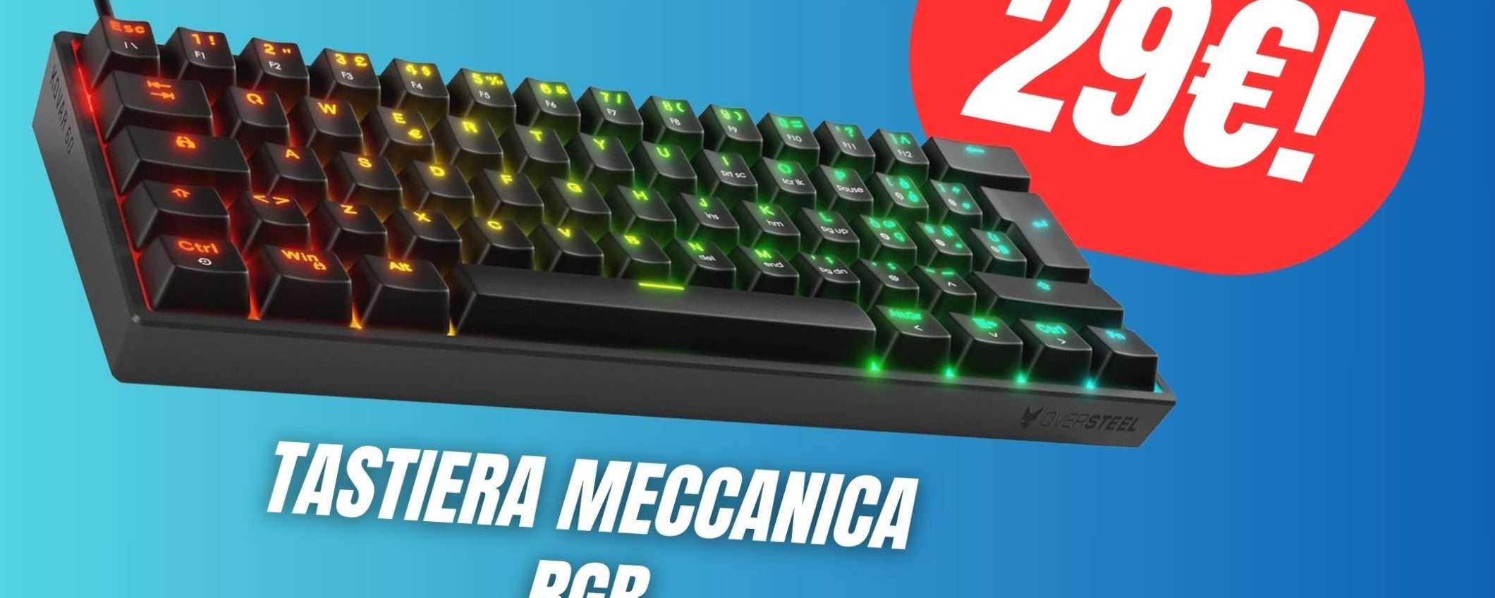 Tastiera Meccanica a 29€?! Sì, grazie allo SCONTO Amazon! Tastiera Meccanica a 29€?! Sì, grazie allo SCONTO Amazon!