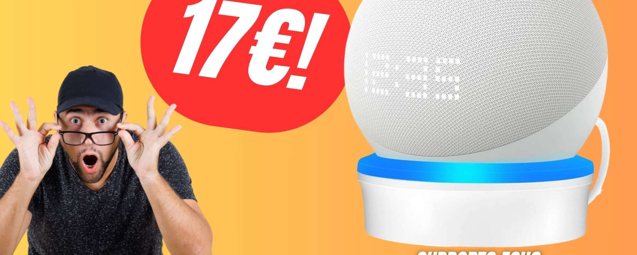 Il bellissimo Supporto per Echo Dot costa solo 17€ grazie al COUPON ESLCUSIVO! Il bellissimo Supporto per Echo Dot costa solo 17€ grazie al COUPON ESLCUSIVO!