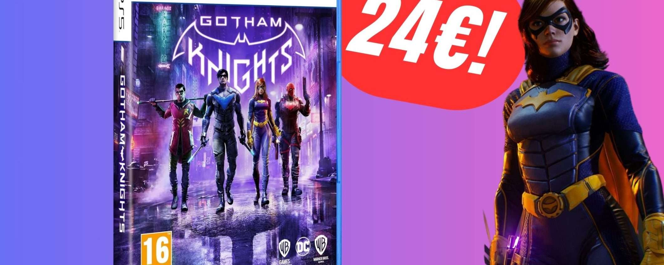 Combatti il crimine con Gotham Knights per PS5 (ora SCONTATO del -38%!)