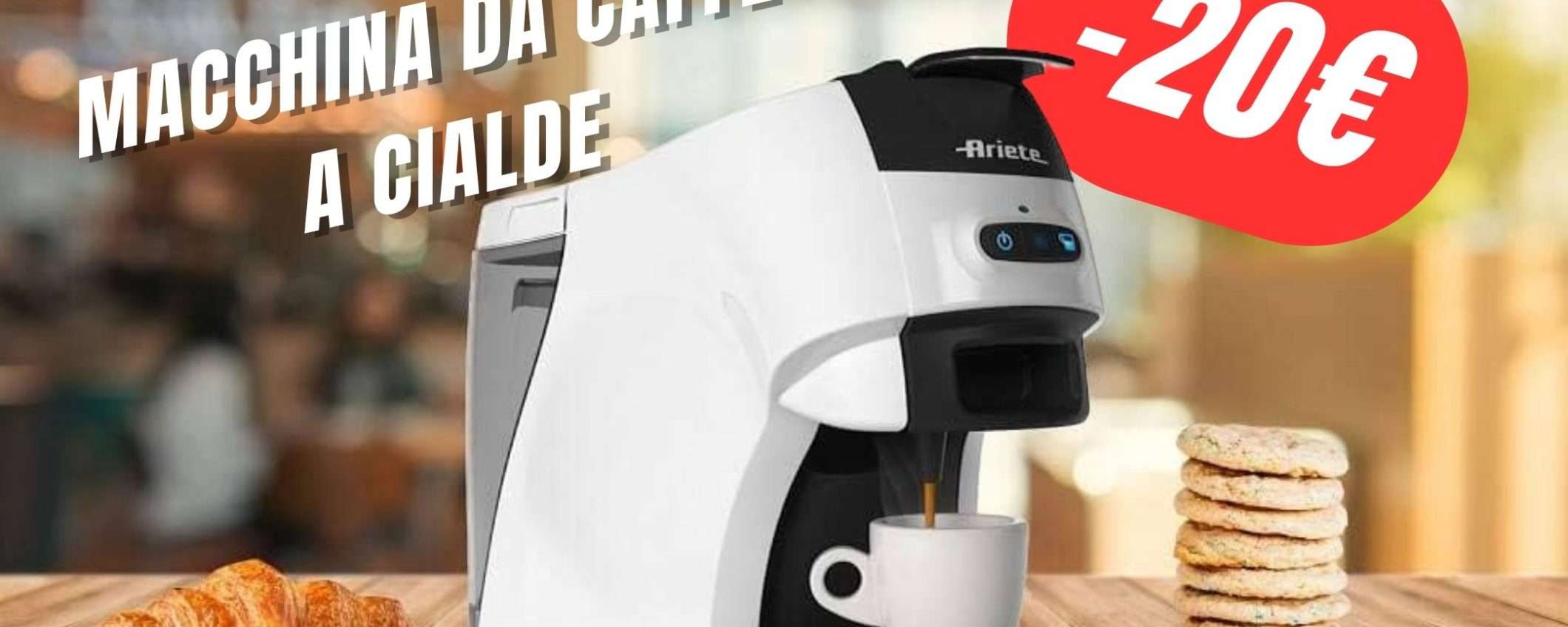 La bellissima Macchina per il Caffè Ariete è scontata di 20€ su Amazon!