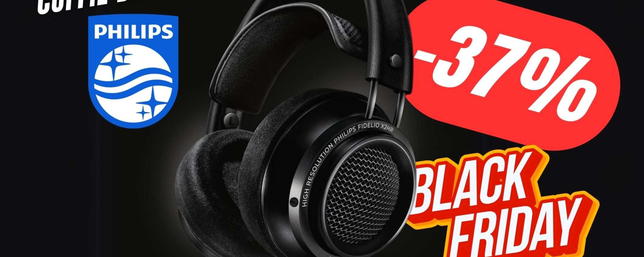 Queste Cuffie da Studio Philips CROLLANO del -37% grazie al Black Friday! Queste Cuffie da Studio Philips CROLLANO del -37% grazie al Black Friday!