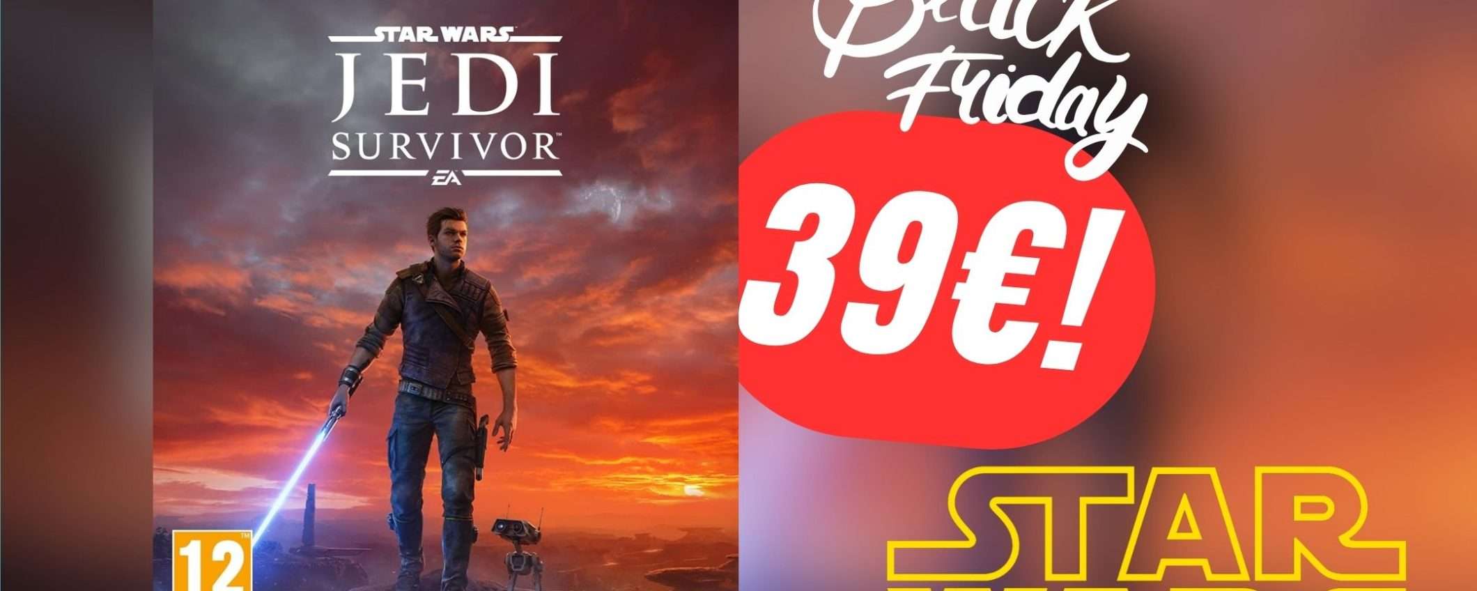 MINIMO STORICO per Star Wars Jedi: Survivor (PS5) grazie al Black Friday Amazon MINIMO STORICO per Star Wars Jedi: Survivor (PS5) grazie al Black Friday Amazon