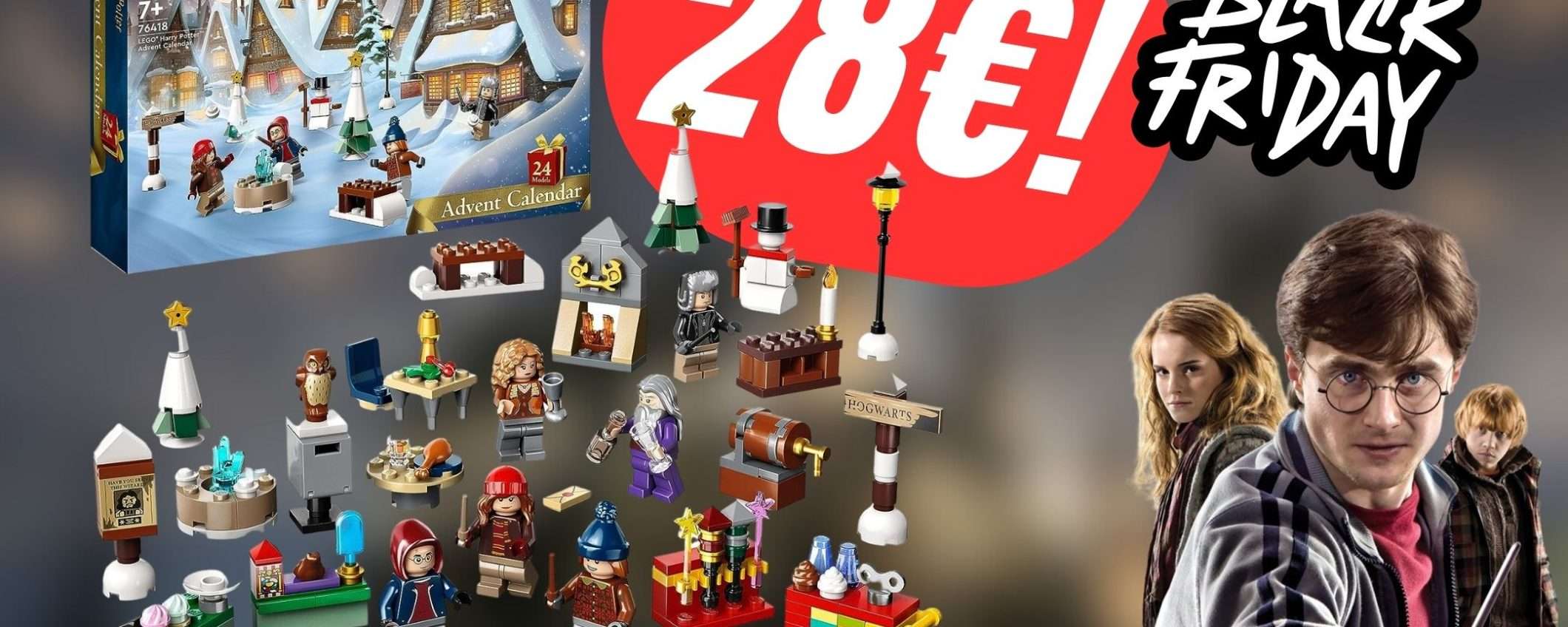 Il Calendario dell'Avvento LEGO Harry Potter è scontato per il Black Friday! Il Calendario dell'Avvento LEGO Harry Potter è scontato per il Black Friday!