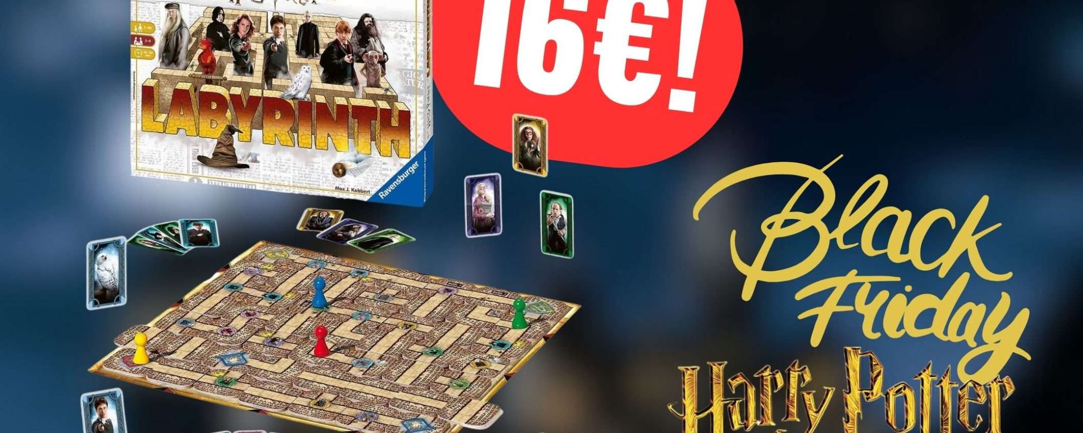 Il Gioco da tavolo di Harry Potter costa solo 16€ grazie alle offerte del Black Friday Il Gioco da tavolo di Harry Potter costa solo 16€ grazie alle offerte del Black Friday