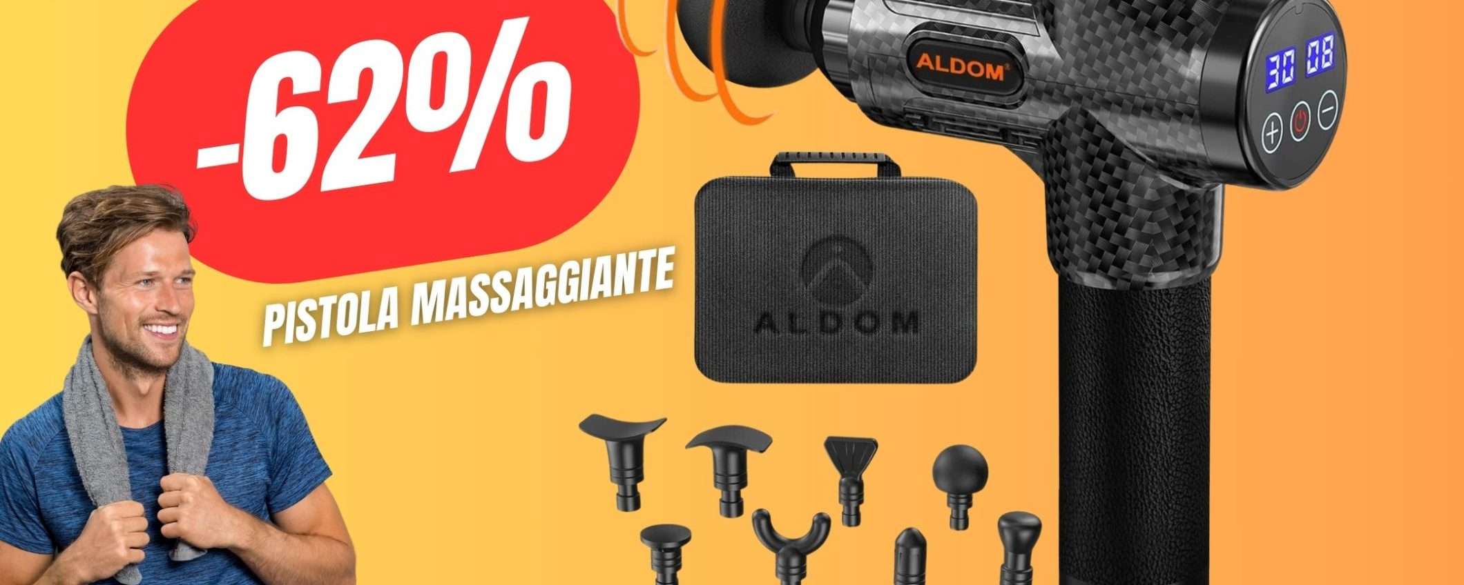 Sconto INCREDIBILE per questa Pistola Massaggiante! (-62%) Sconto INCREDIBILE per questa Pistola Massaggiante! (-62%)