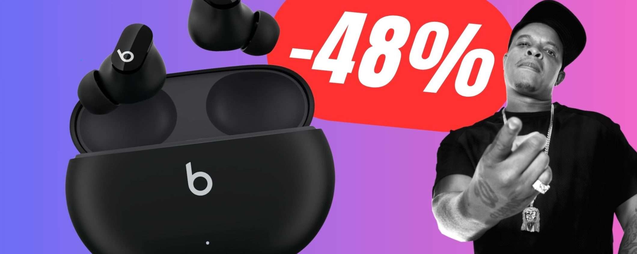 Gli Auricolari Bluetooth Beats Studio CROLLANO del -48%!
