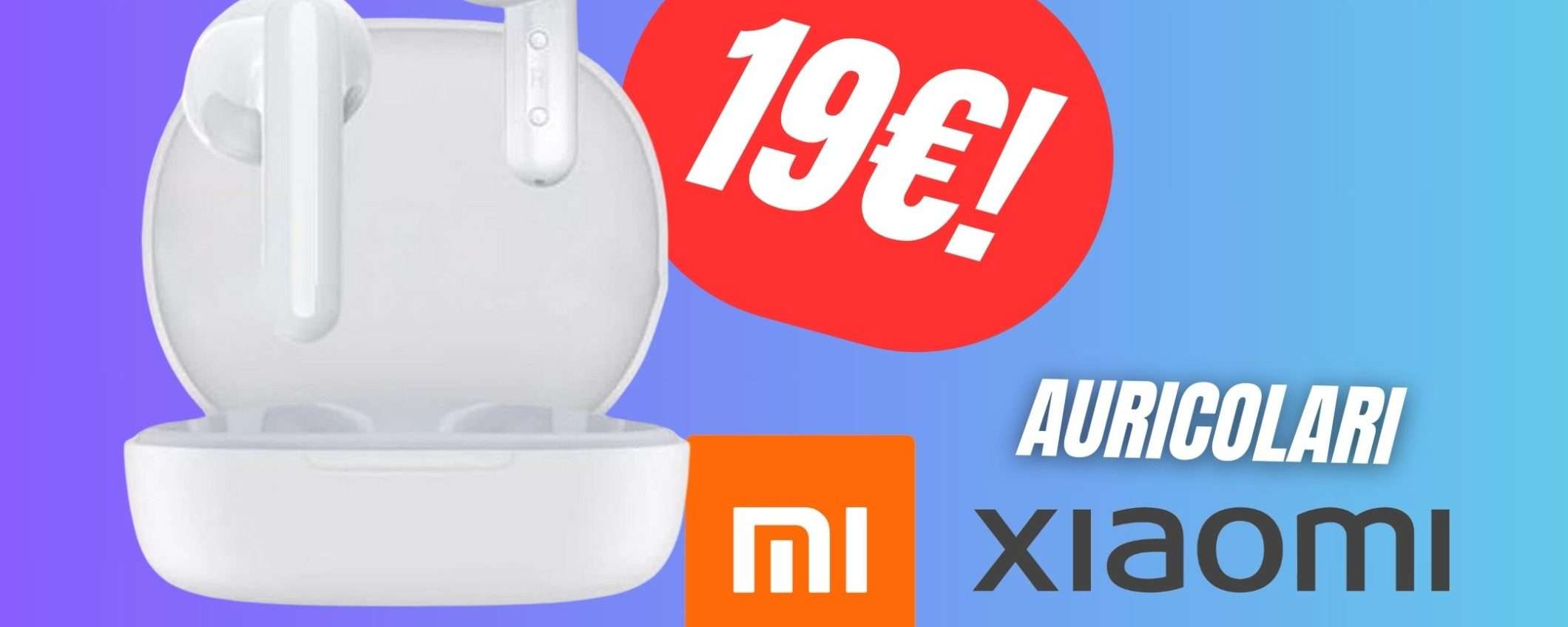 Gli Auricolari di Xiaomi che strizzano l'occhio alle AirPods costano solo 19€ grazie a questa OFFERTA! Gli Auricolari di Xiaomi che strizzano l'occhio alle AirPods costano solo 19€ grazie a questa OFFERTA!