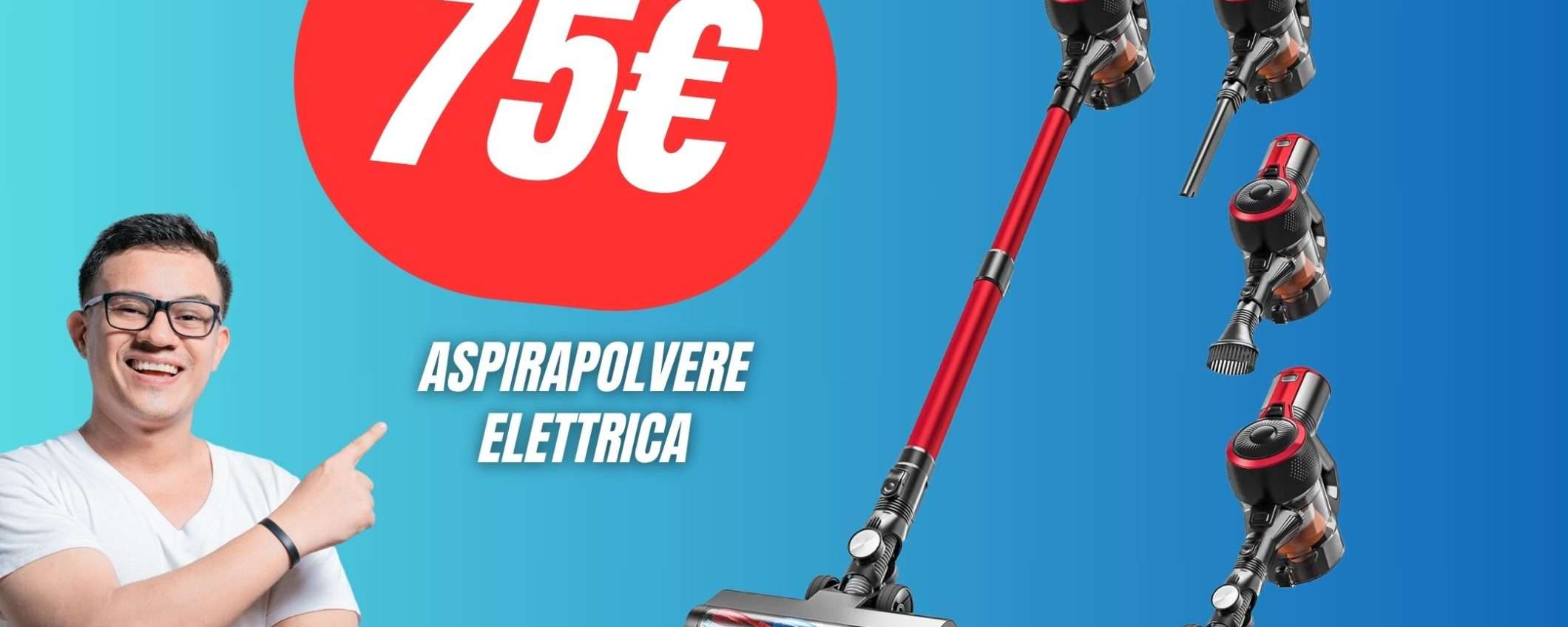 SUPER PREZZO per questo Aspirapolvere Senza Fili grazie allo SCONTO+COUPON! SUPER PREZZO per questo Aspirapolvere Senza Fili grazie allo SCONTO+COUPON!