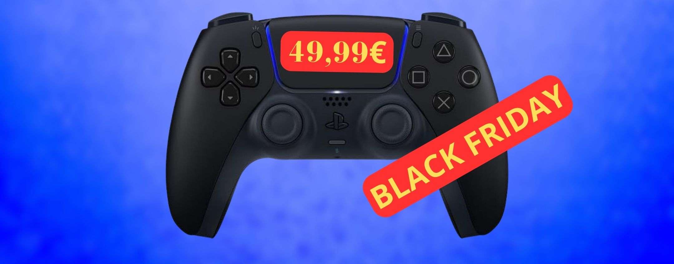 DualSense PS5 in offerta Black Friday a 49,99 euro su Amazon