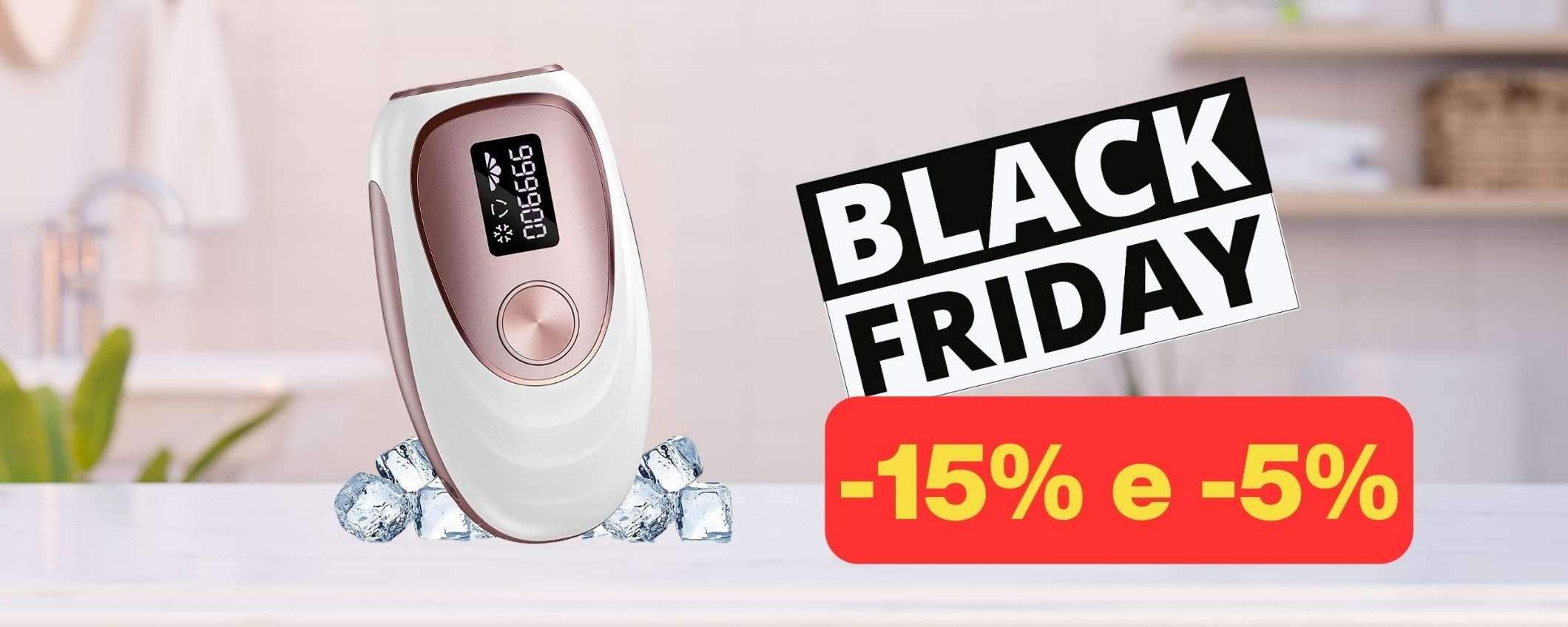 Epilatore elettrico in DOPPIA OFFERTA per il Black Friday Amazon Epilatore elettrico in DOPPIA OFFERTA per il Black Friday Amazon