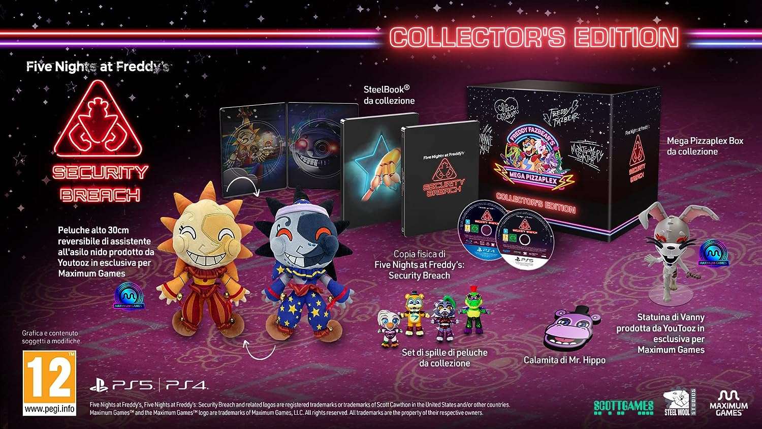 Five Nights at Freddy's: Security Breach, la collector's edition torna su Amazon: acquistala subito Five Nights at Freddy's: Security Breach, la collector's edition torna su Amazon: acquistala subito