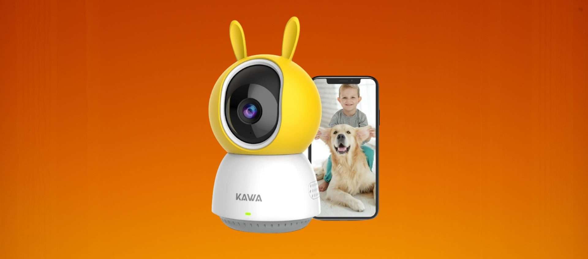 Telecamera Wi-Fi per sorveglianza interna, super offerta: oggi a metà prezzo con il coupon Telecamera Wi-Fi per sorveglianza interna, super offerta: oggi a metà prezzo con il coupon