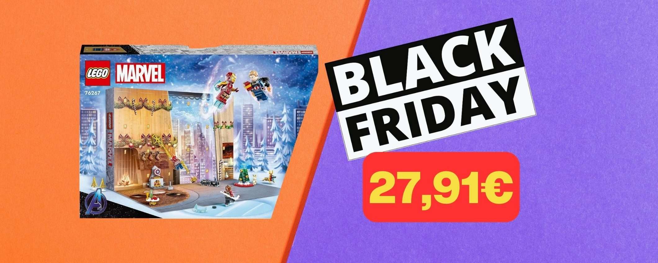 Set LEGO Marvel Calendario dell'Avvento in offerta Black Friday Set LEGO Marvel Calendario dell'Avvento in offerta Black Friday