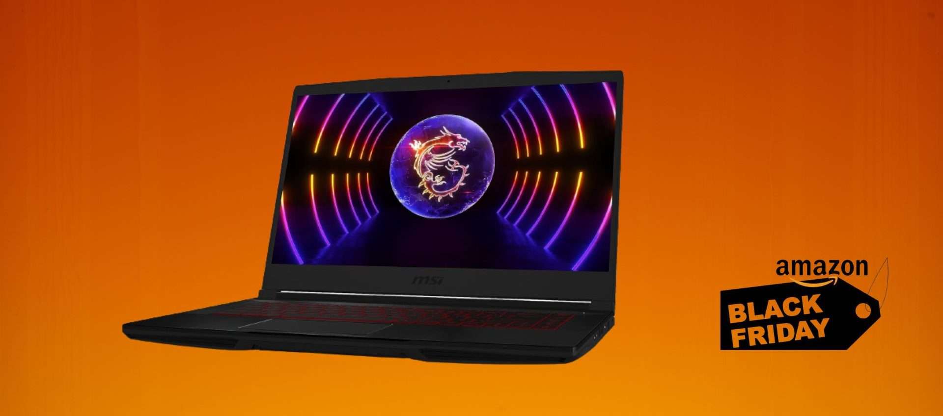 Laptop da gaming MSI, il prezzo CROLLA sotto i 600€: super offerta Black Friday Laptop da gaming MSI, il prezzo CROLLA sotto i 600€: super offerta Black Friday