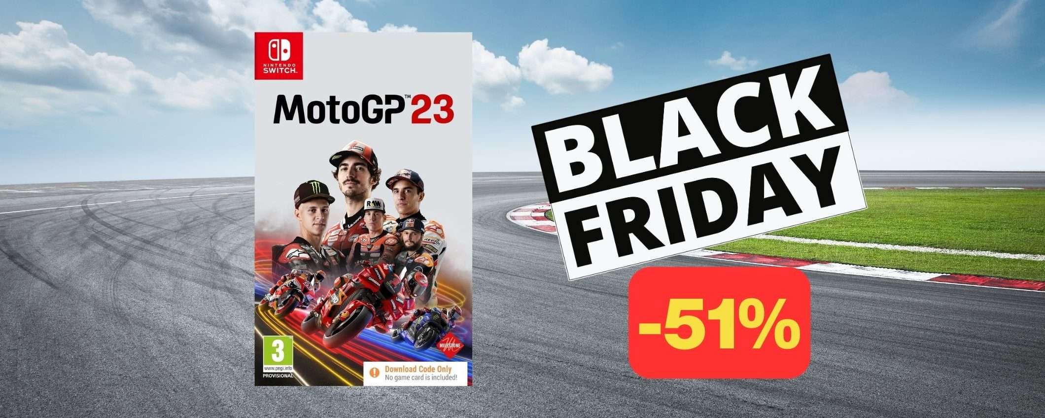 MotoGP 23 per Switch al MINIMO STORICO con le offerte Black Friday MotoGP 23 per Switch al MINIMO STORICO con le offerte Black Friday