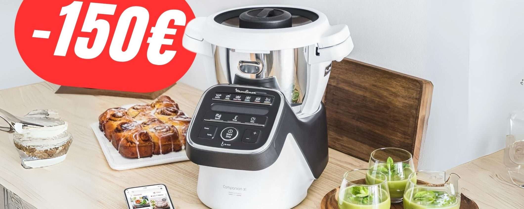 Moulinex Companion XL è la migliore alternativa a Bimby (ed è in SCONTO)
