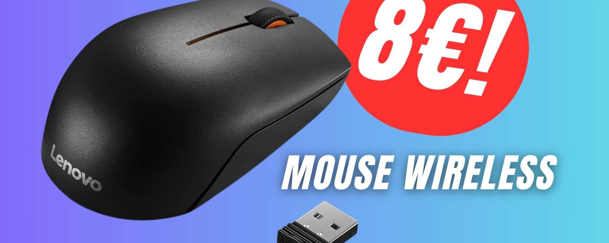 Il Mouse Wireless di Lenovo a un PREZZO FOLLE: solo 8€! Il Mouse Wireless di Lenovo a un PREZZO FOLLE: solo 8€!