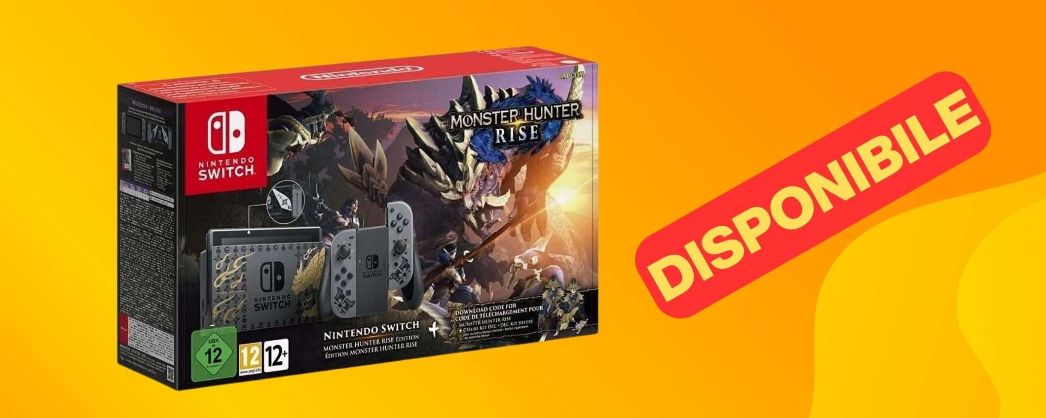 La rarissima Nintendo Switch Edizione Monster Hunter è tornata su Amazon La rarissima Nintendo Switch Edizione Monster Hunter è tornata su Amazon