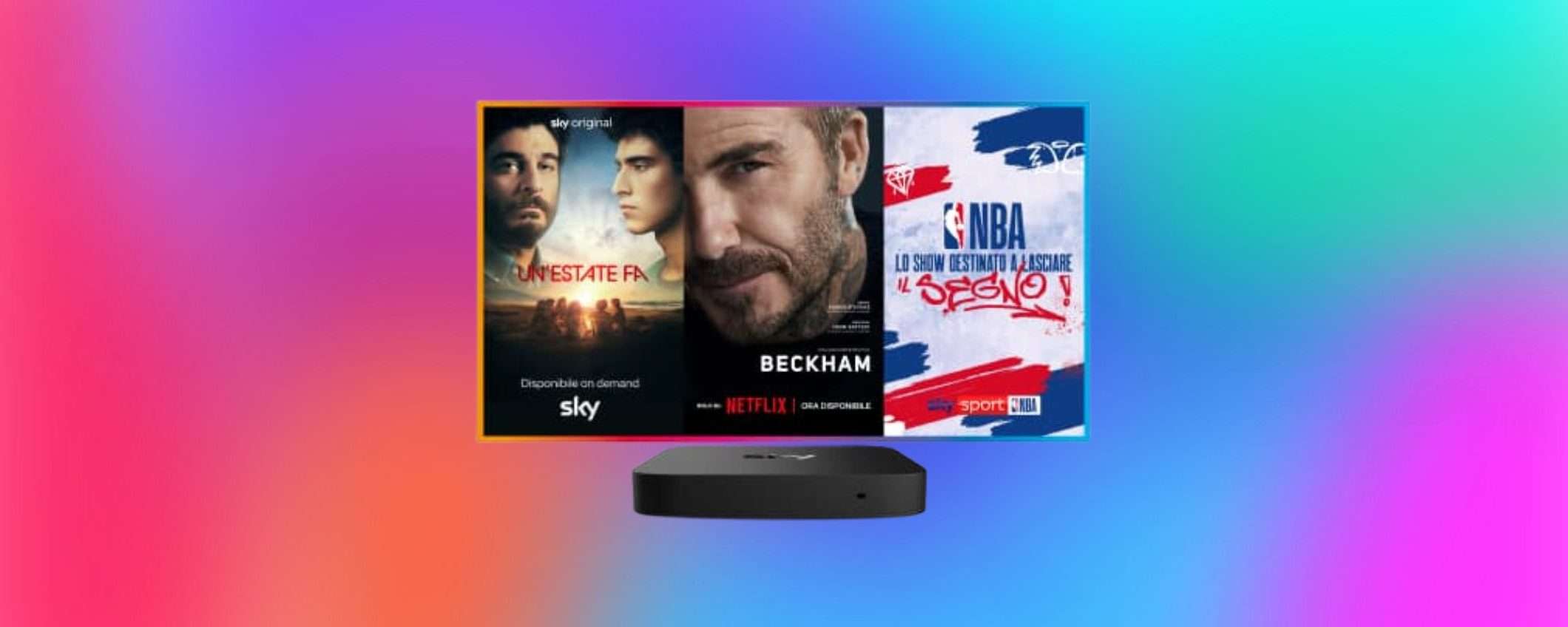 Offerta Sky Black Friday: hai TV, Netflix, Sport e un buono Amazon a soli 24,90€ al mese Offerta Sky Black Friday: hai TV, Netflix, Sport e un buono Amazon a soli 24,90€ al mese