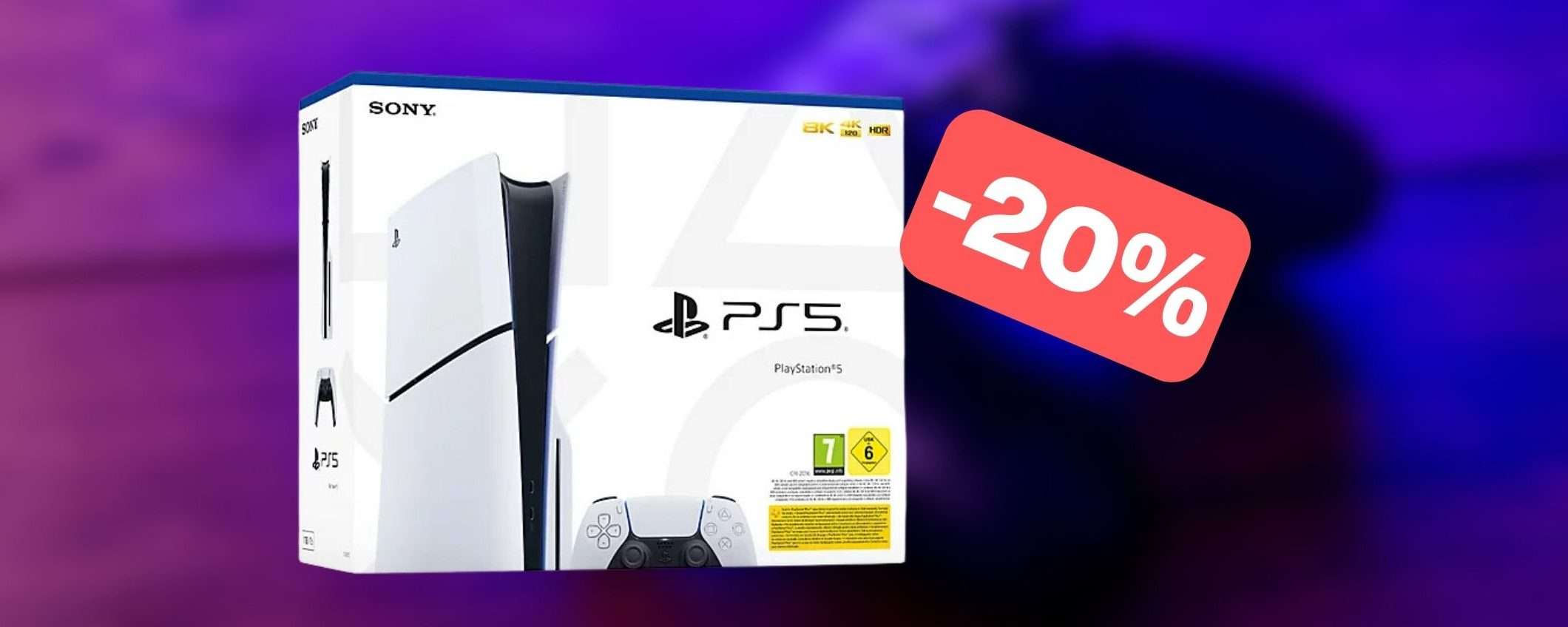 PS5 Slim in SCONTO A SORPRESA su Amazon (-20%) PS5 Slim in SCONTO A SORPRESA su Amazon (-20%)