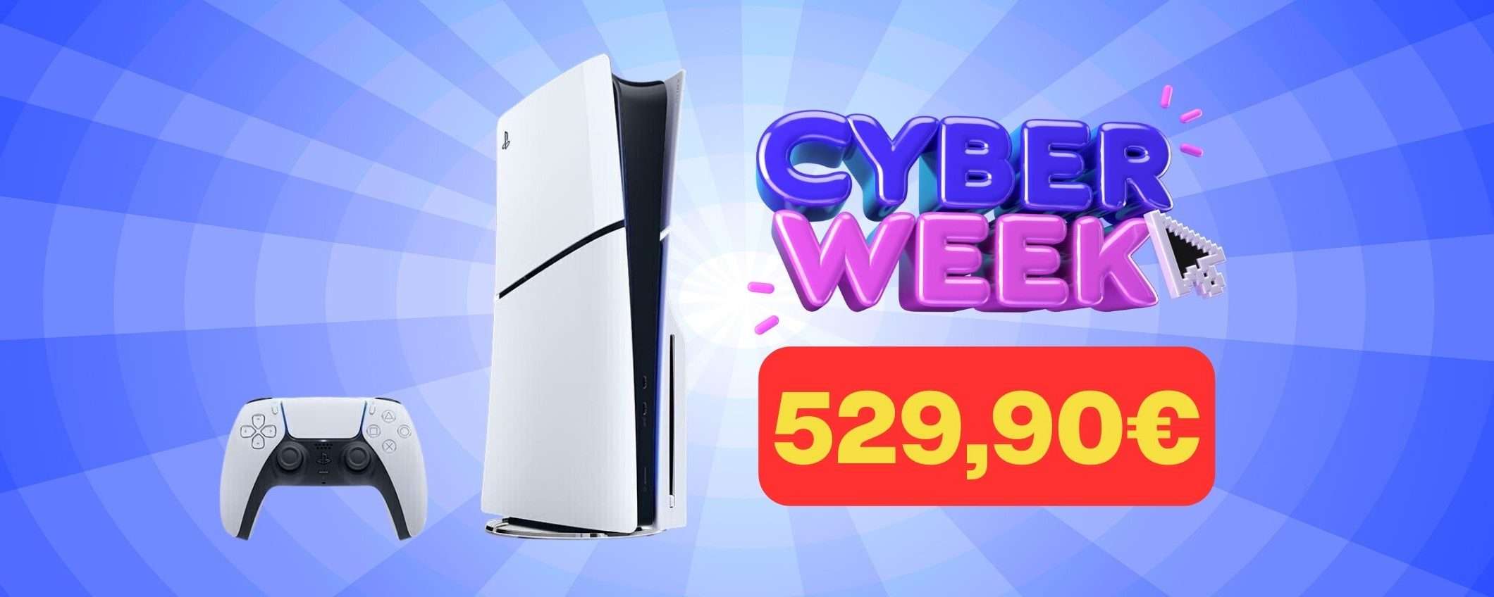 Nuova PS5 Slim subito IN OFFERTA su eBay (Cyber Week) Nuova PS5 Slim subito IN OFFERTA su eBay (Cyber Week)