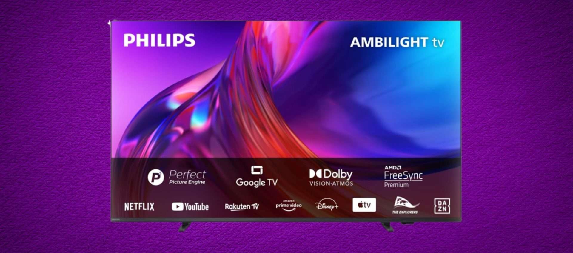 PHILIPS TV 4K LED Ambilight in offerta su Amazon: prezzo TOP (-100€) PHILIPS TV 4K LED Ambilight in offerta su Amazon: prezzo TOP (-100€)