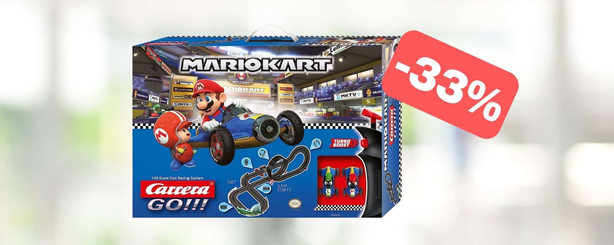 Pista Carrera GO Mario Kart: OCCASIONE NATALIZIA su Amazon (-33%) Pista Carrera GO Mario Kart: OCCASIONE NATALIZIA su Amazon (-33%)
