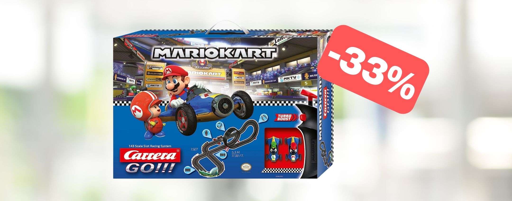 Pista Macchinine Telecomandate Carrera Toys RC GHz Mario Kart