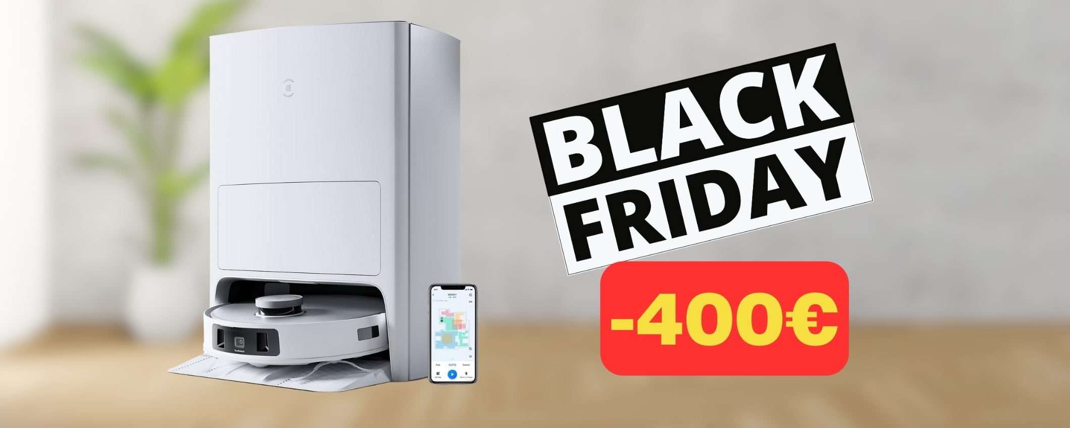 Ecovacs DeeBot T20: SCONTO BOMBA su Amazon (-400€) Ecovacs DeeBot T20: SCONTO BOMBA su Amazon (-400€)