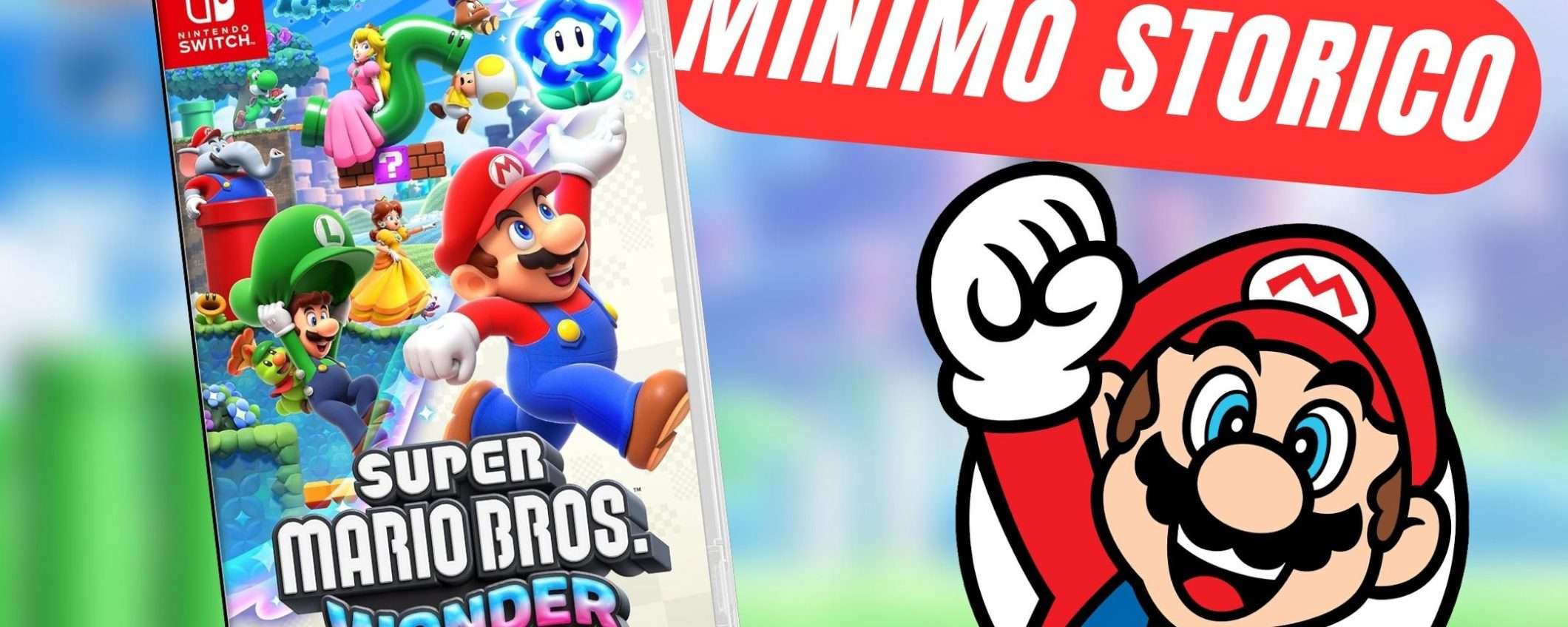Super Mario Bros. Wonder al MINIMO STORICO su Amazon!